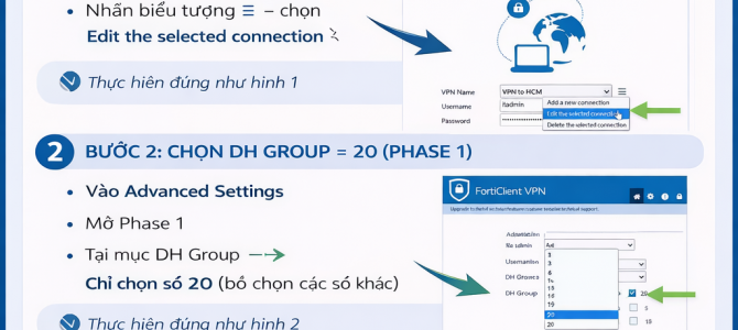 HƯỚNG DẪN CẬP NHẬT VPN TO VFC